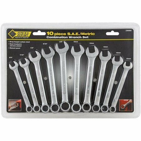 PROTECTIONPRO 10 Piece Combination Wrench Set PR3308104